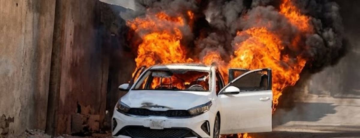 حسم التكهنات حول حريق سيارة في عندان: تماس كهربائي وراء الحادث وتأكيد عدم وجود شبهة جنائية