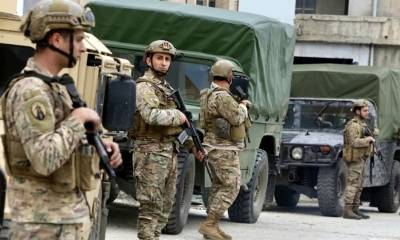 السلطات اللبنانية تلقي القبض على 123 شخصاً من الجنسية السورية في مناطق متفرقة، لعدم حيازتهم أوراقاً وثبوتيّات قانونية.