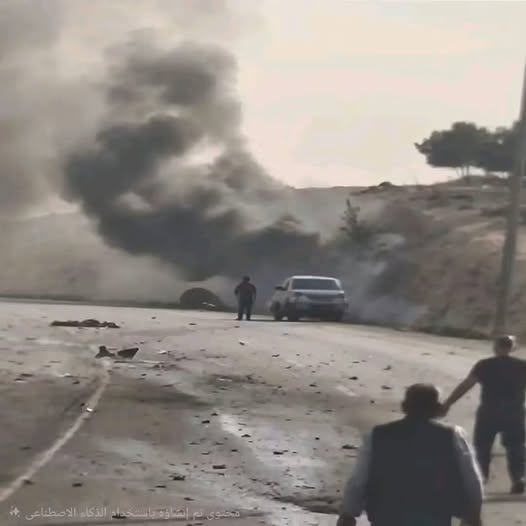 انفجار غامض يضرب أوتستراد (دمشق–حمص).. ومقتل ركاب سيارة في منطقة القسطل